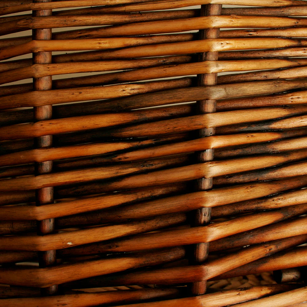 17" Willow Basket with two handles