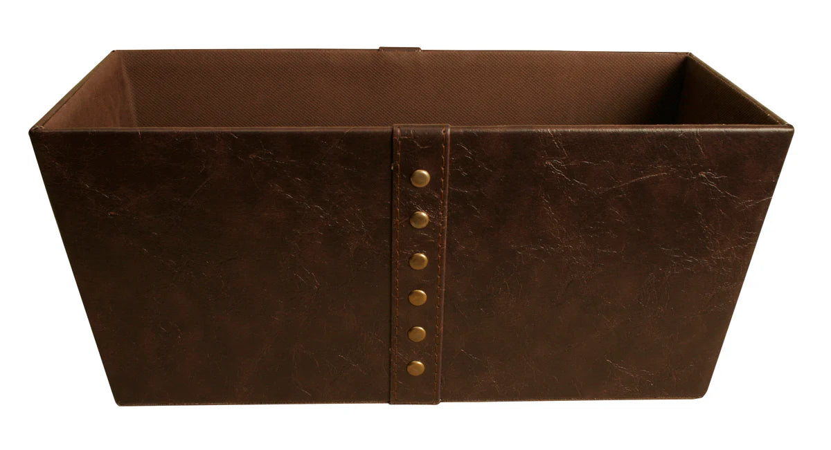 Seasoned Leather Faux Tote