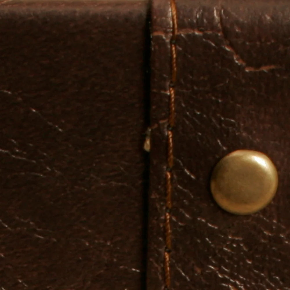 Seasoned Leather Faux Tote